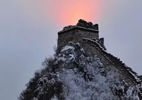 《初雪的北京》